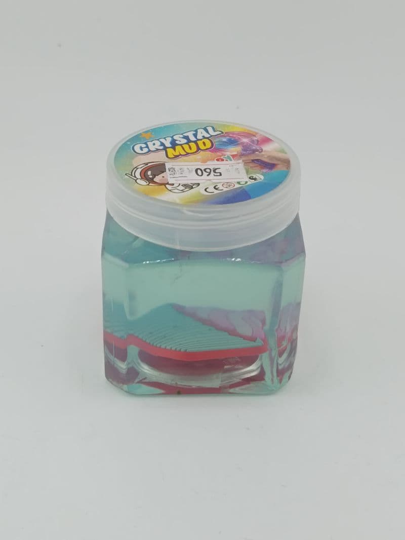 Slime Crystal Mud en tarro 60 g con figura incluida