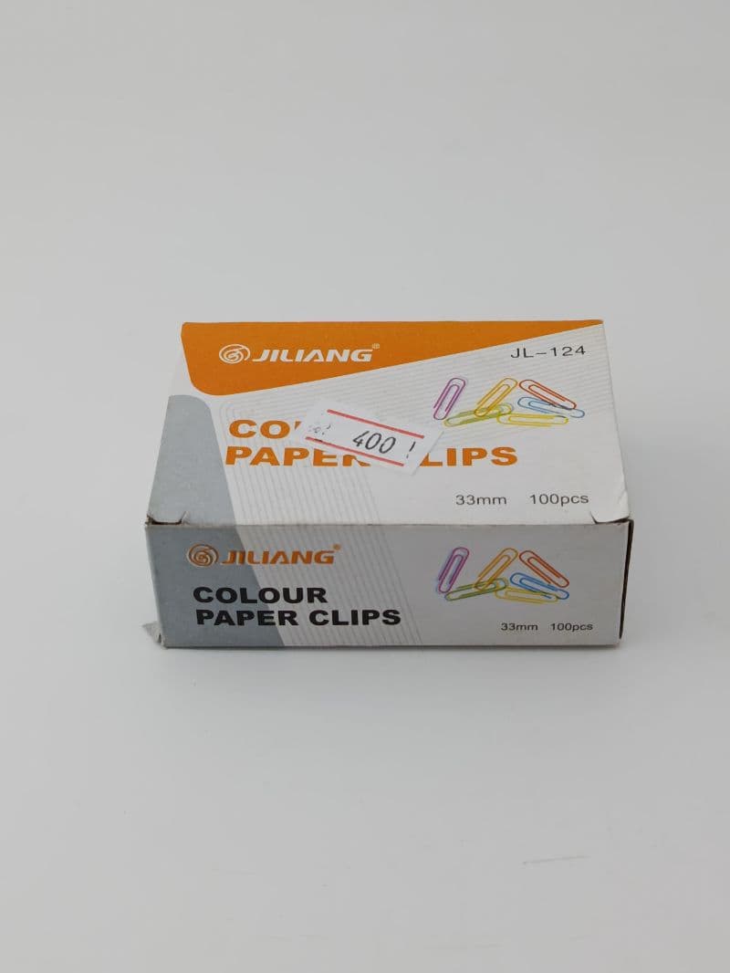 Clips Plásticos de Colores Jiliang 33 mm (100 Unidades)