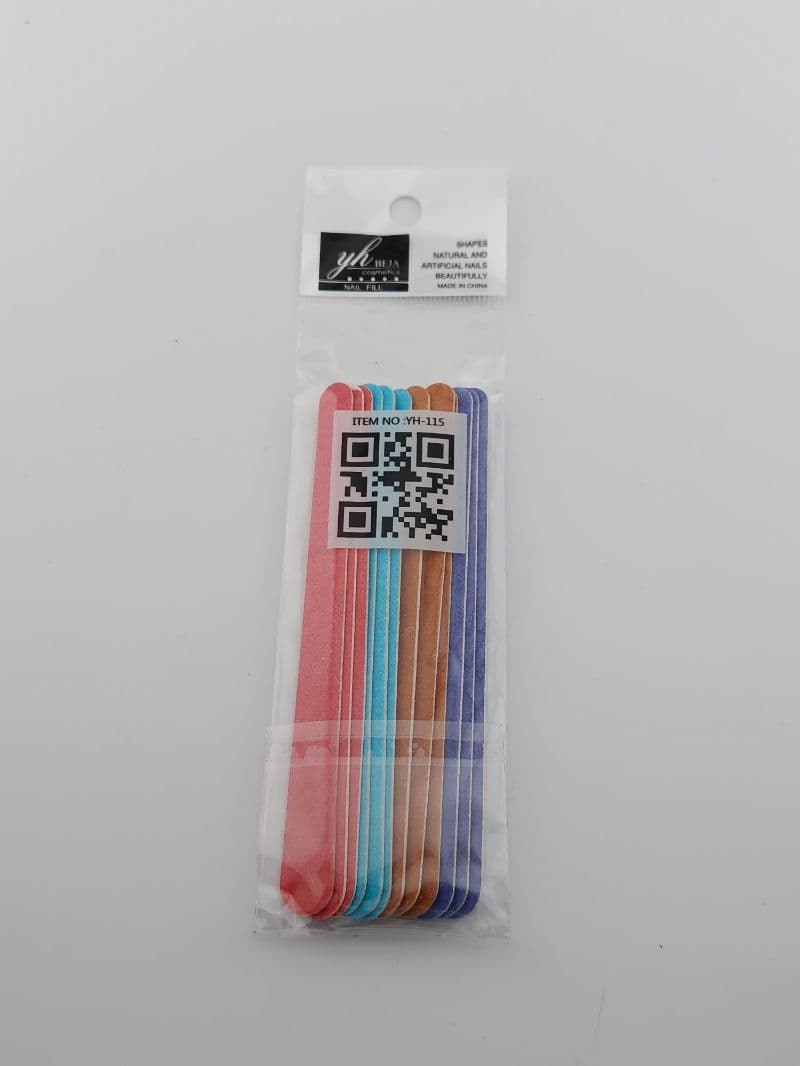 Limas de uñas surtidas, paquete de 12
