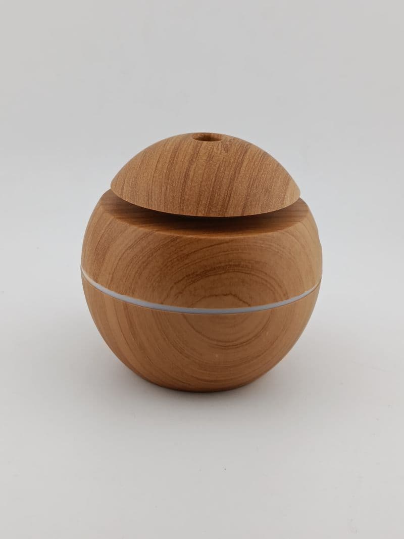 Difusor humidificador 100 ml USB con acabado en madera