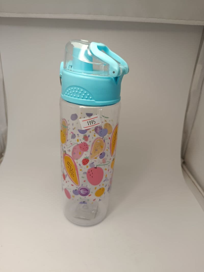 Botella Plástica para Agua Estampada de 23 cm
