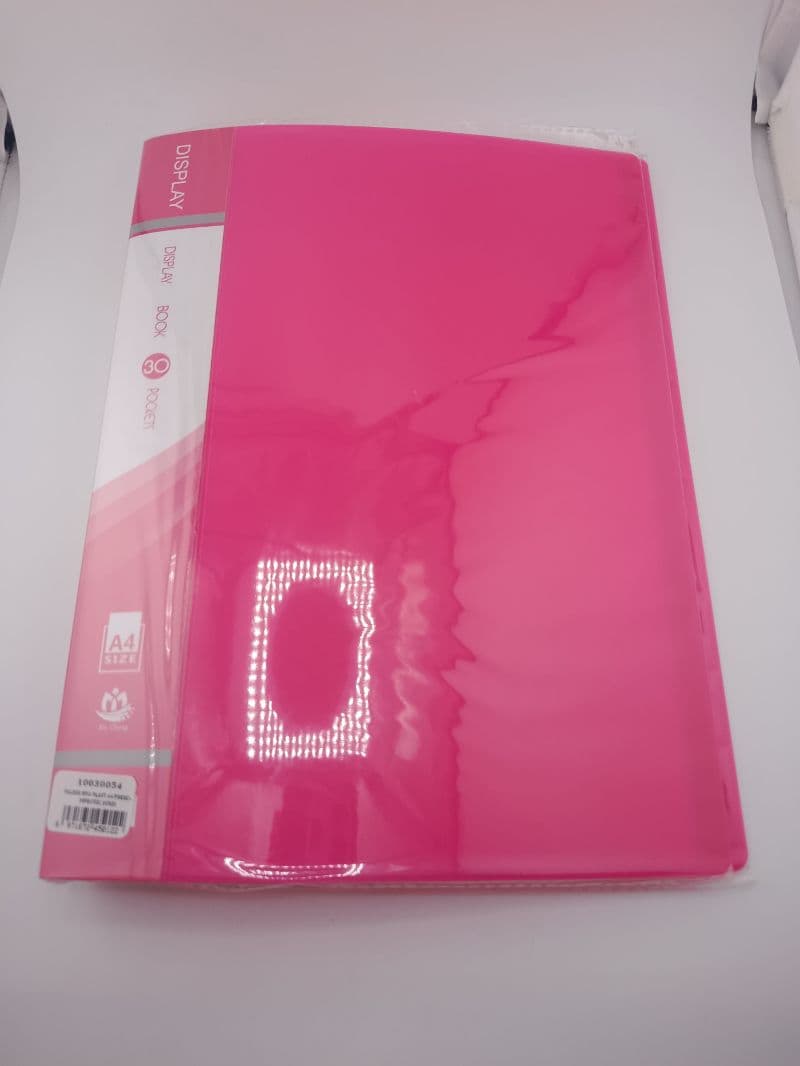 Folder Presentación Plástico A4 con 30 Bolsillos