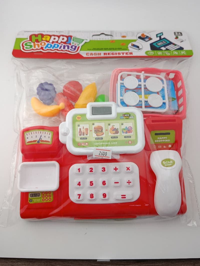 Juego de Caja Registradora con Accesorios Happy Shopping