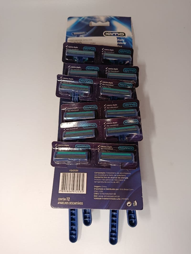 Máquinas de afeitar desechables Iamo doble hoja