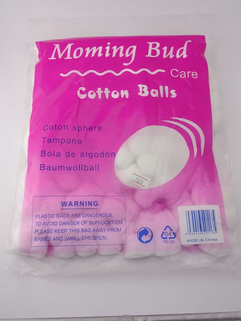 Bolitas de algodón, 200 unidades