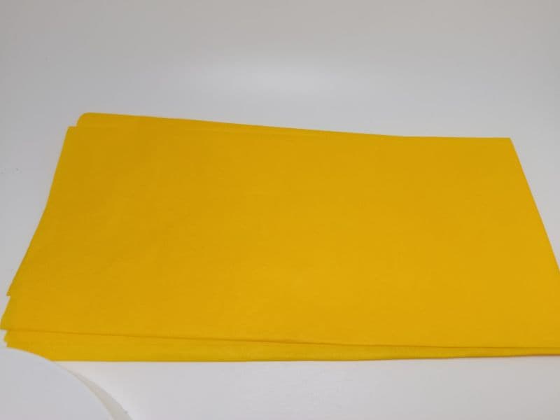 Papel Seda Búho Amarillo Oscuro