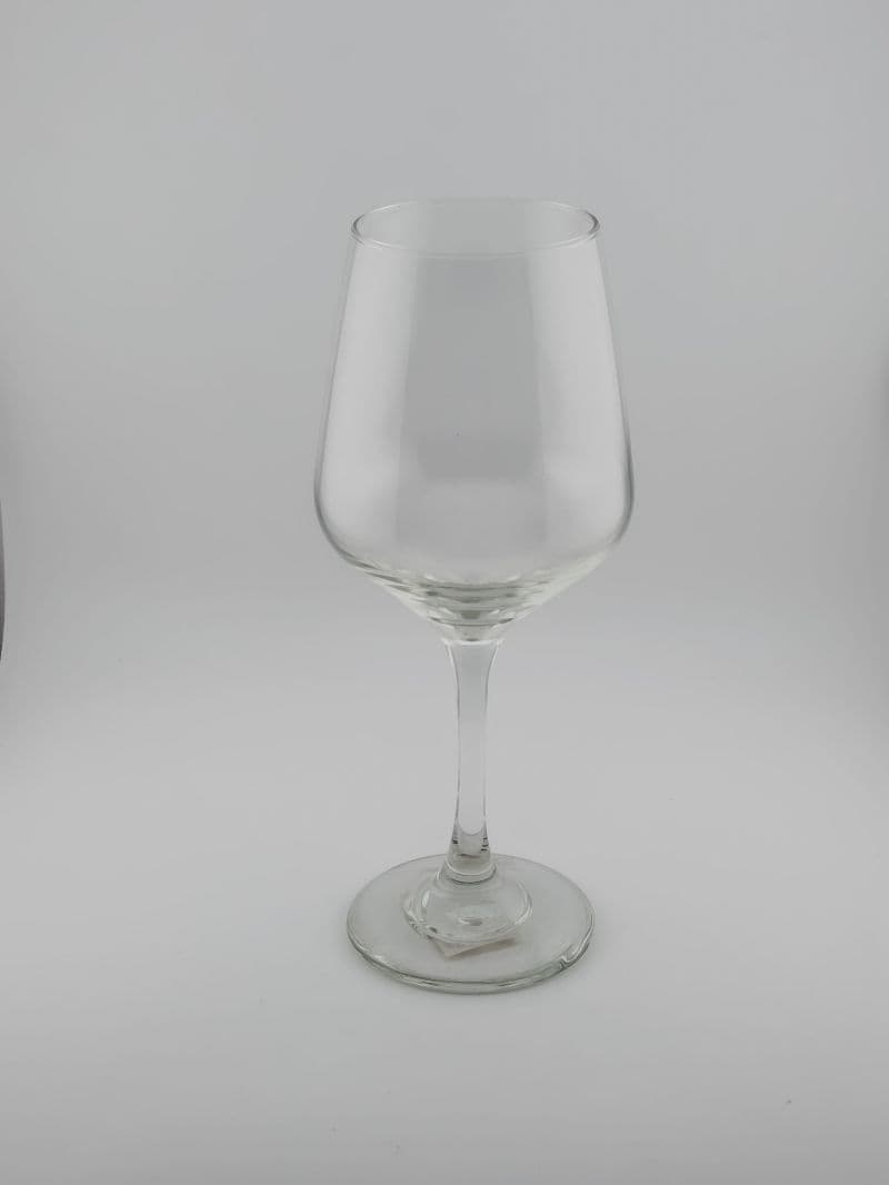 Set de 6 copas de vidrio transparente