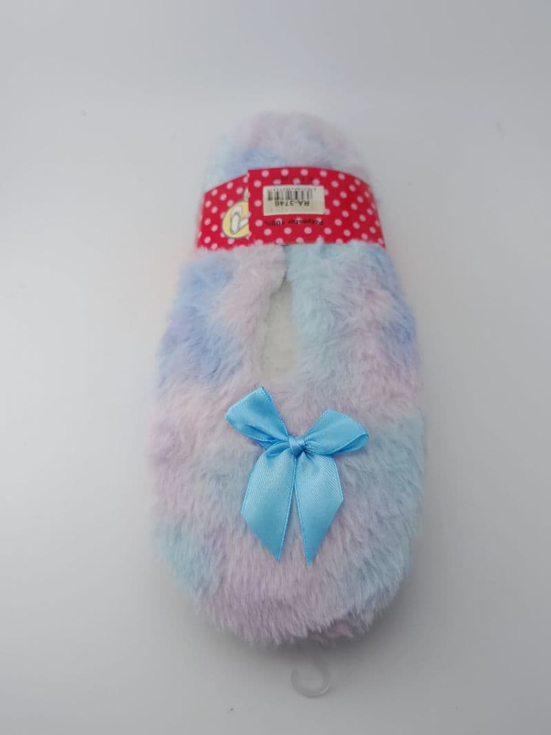 Pantuflas Peludas de Descanso con Lazo Tallas 36-41