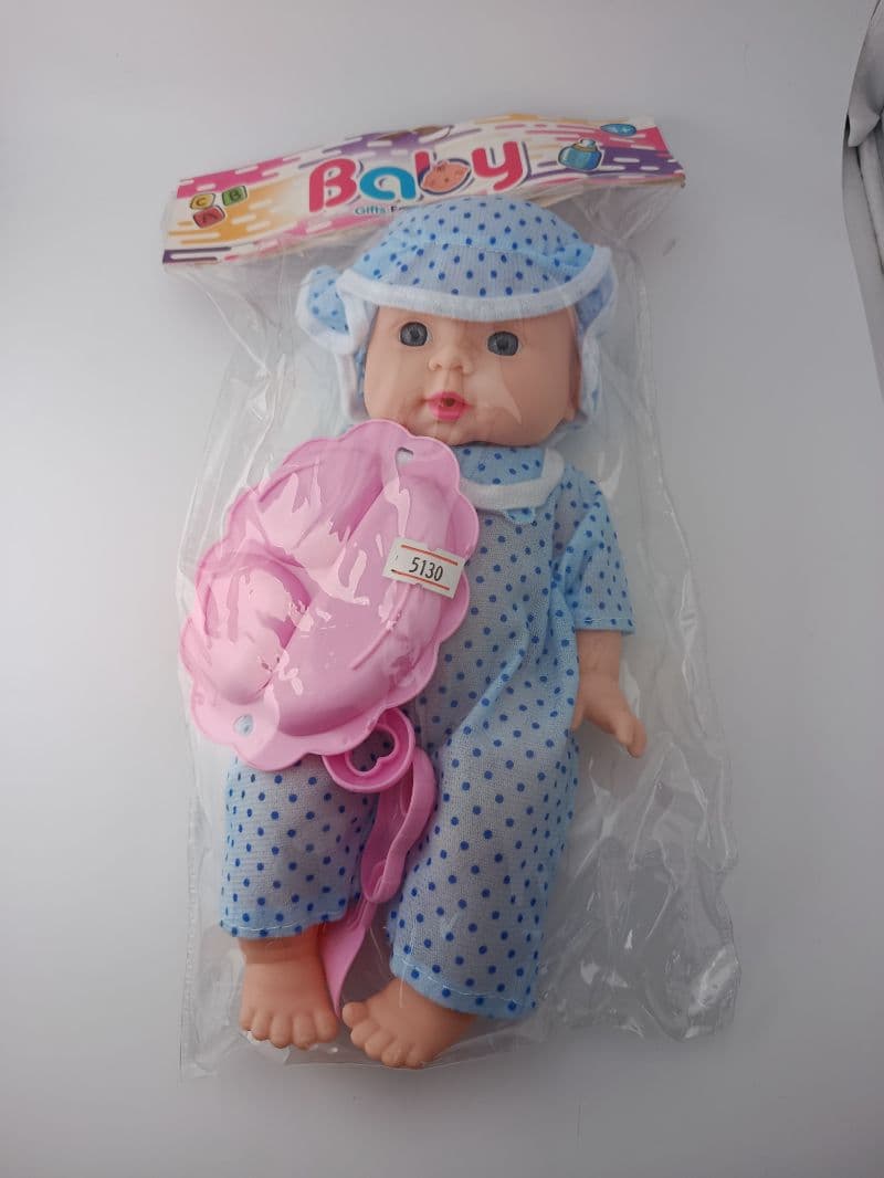 Muñeca de Juguete Baby con Ropita de Lunares