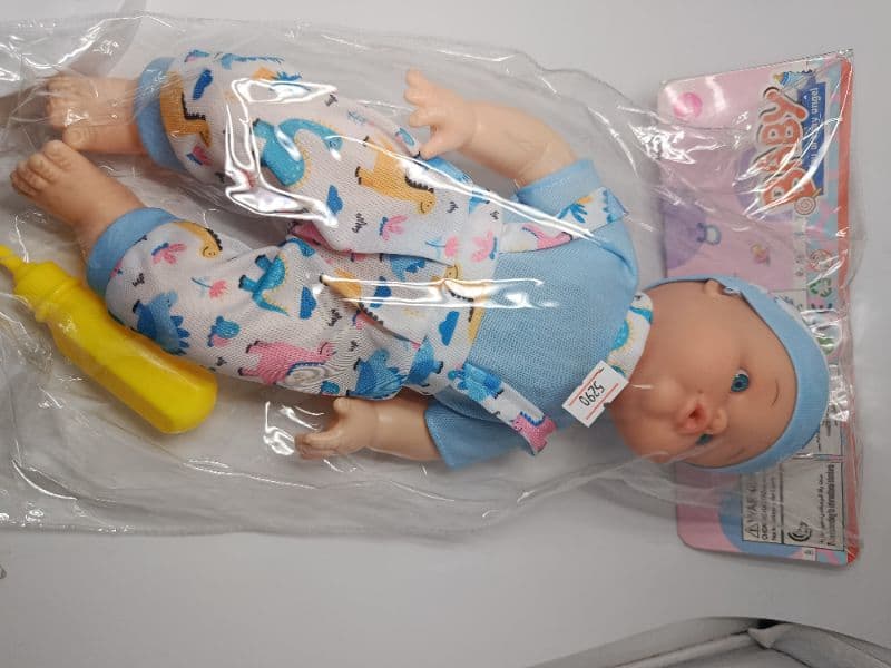 Muñeco de Bebé con Chupón de 30 cm