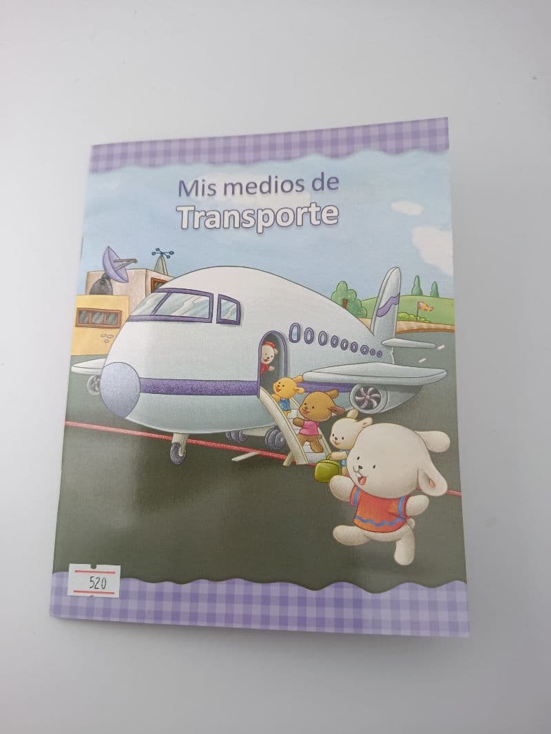Libro Infantil de Actividades Mis Medios de Transporte, 32 Páginas