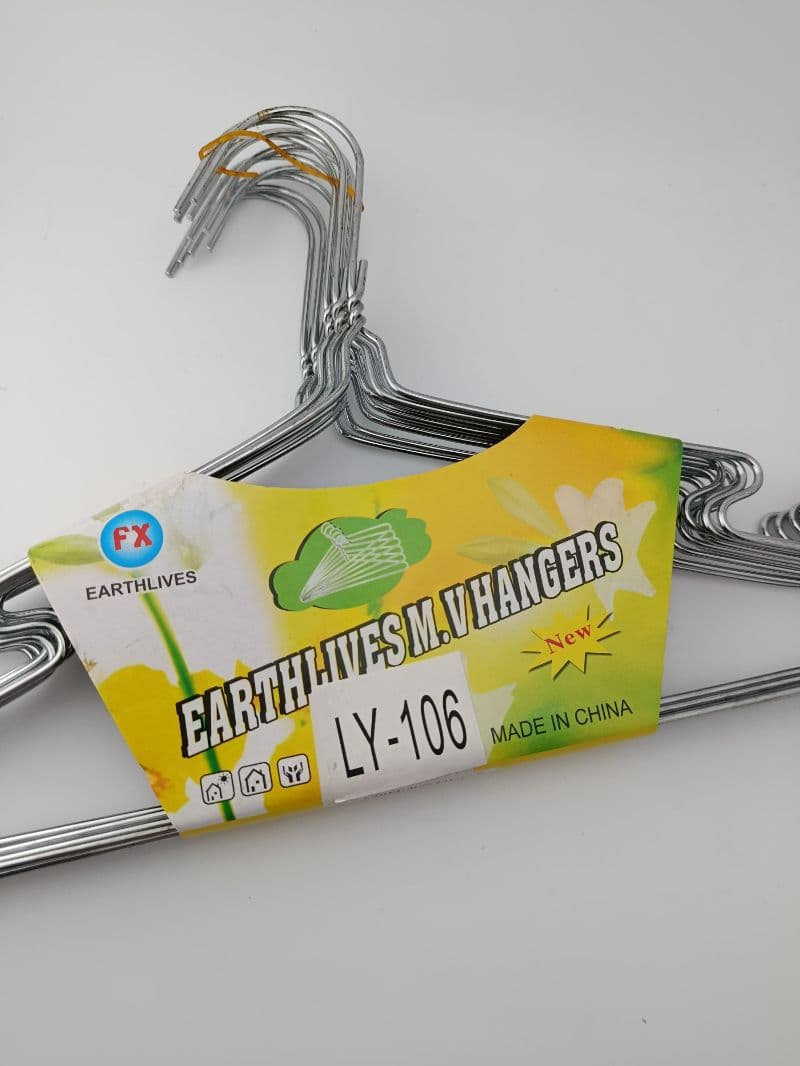 Ganchos metálicos para ropa FX Earthlives (Paquete de 10 unidades)