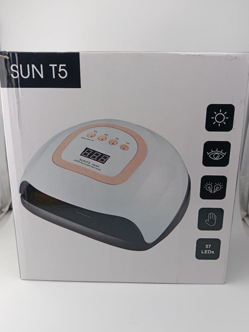 Lámpara de Uñas UV LED Sun T5 Max de 220W