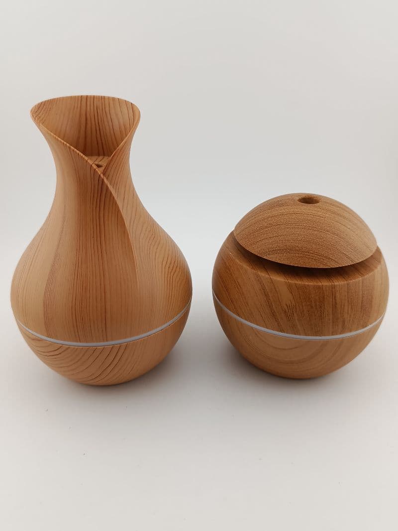 Difusor Humidificador Ultrasónico 100 ml USB — Diseño Madera