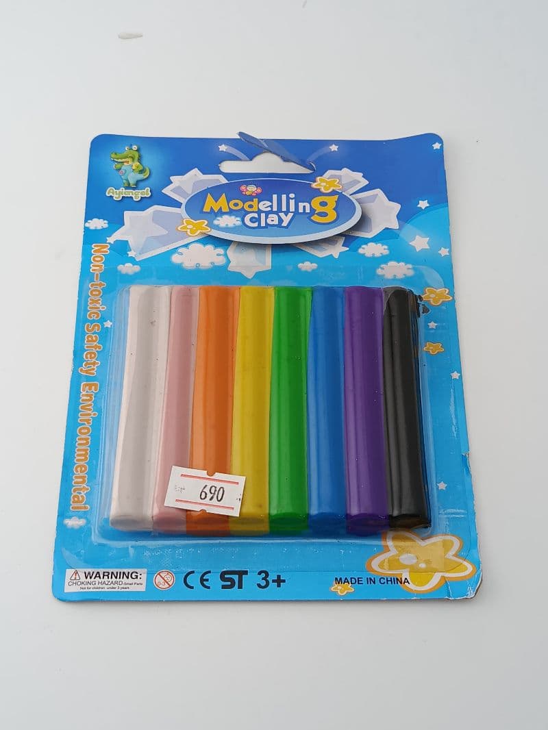 Plastilina de colores para niños — set de 8 unidades
