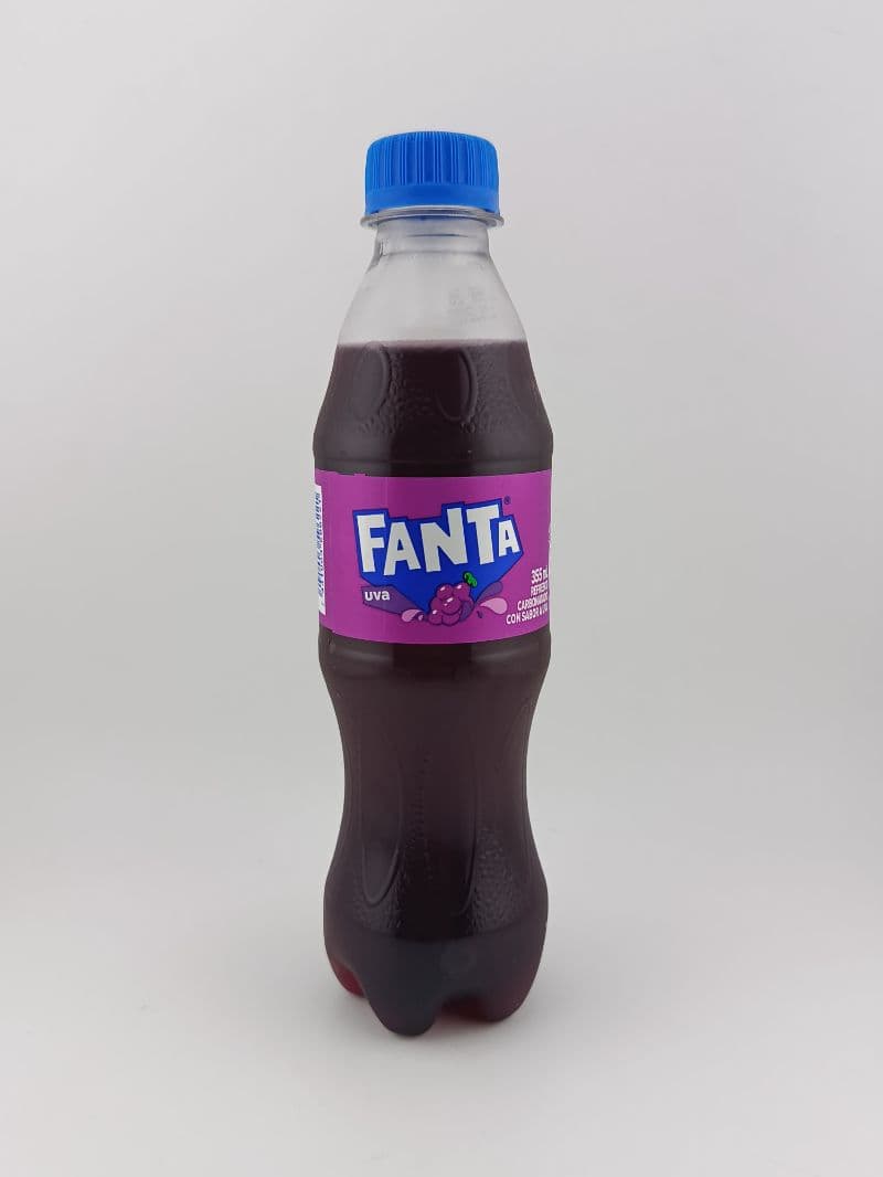Fanta Uva 355 ml PET — caja de 12 unidades