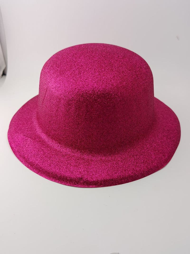 Gorro de Fiesta con Glitter Fucsia