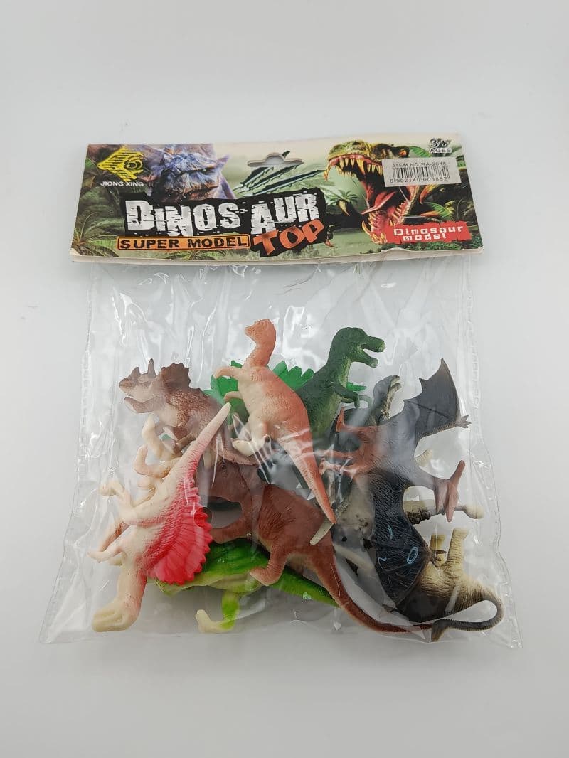 Bolsa de figuras de dinosaurios Jiong Xing (8+ figuras)
