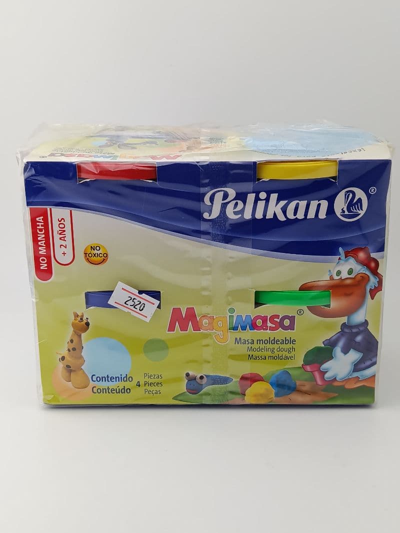 Masa Moldeable Pelikan Magimasa de 4 Piezas