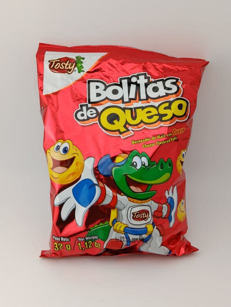 Snack Bolitas de Queso Tosty 32 g
