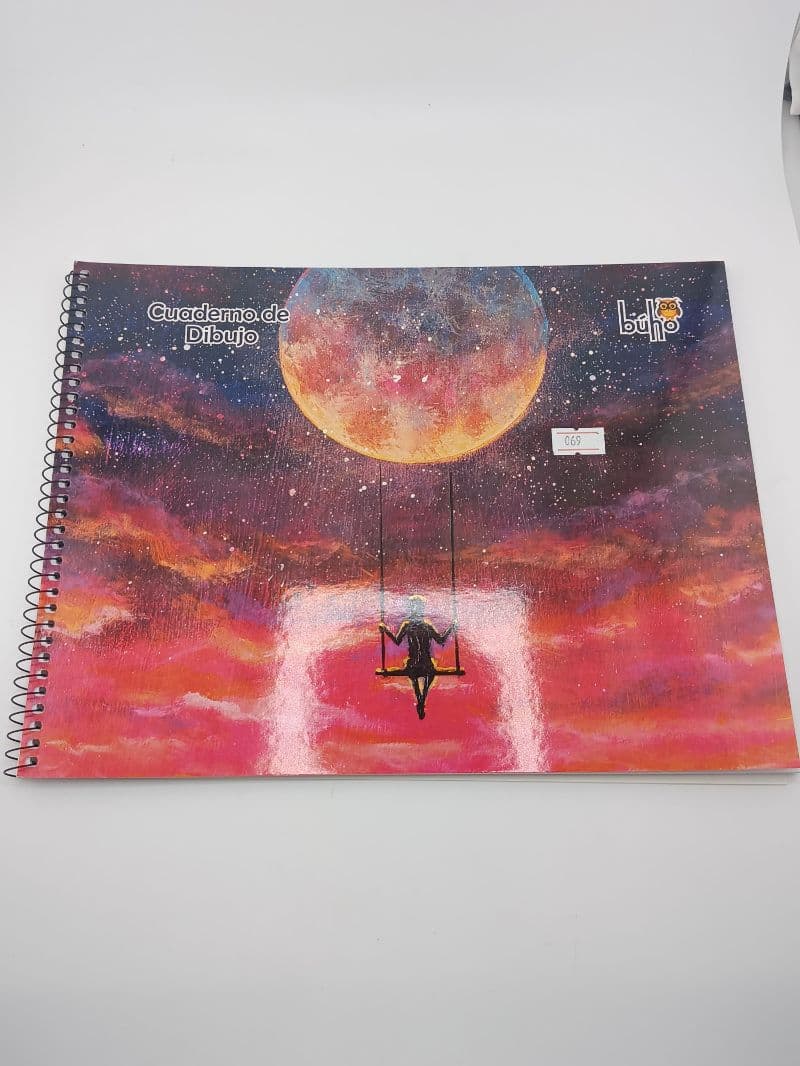 Cuaderno de dibujo Búho tamaño carta — 40 hojas