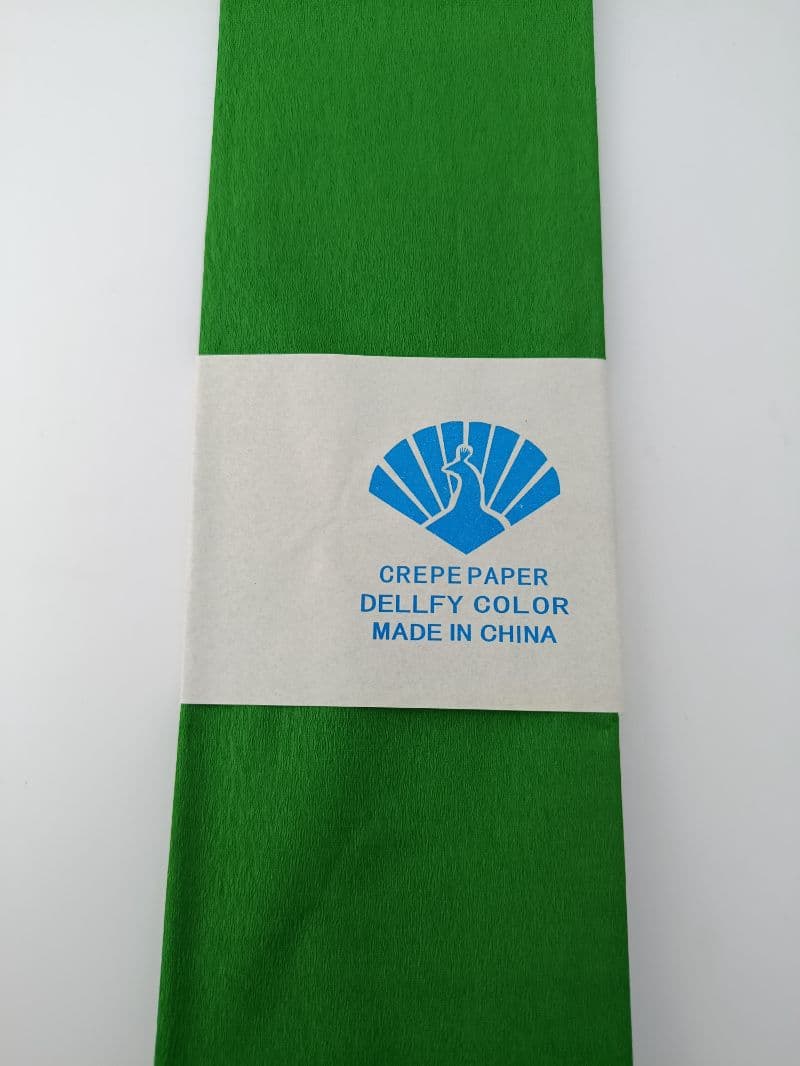 Papel Crepé Verde Dellfy (Unidad)