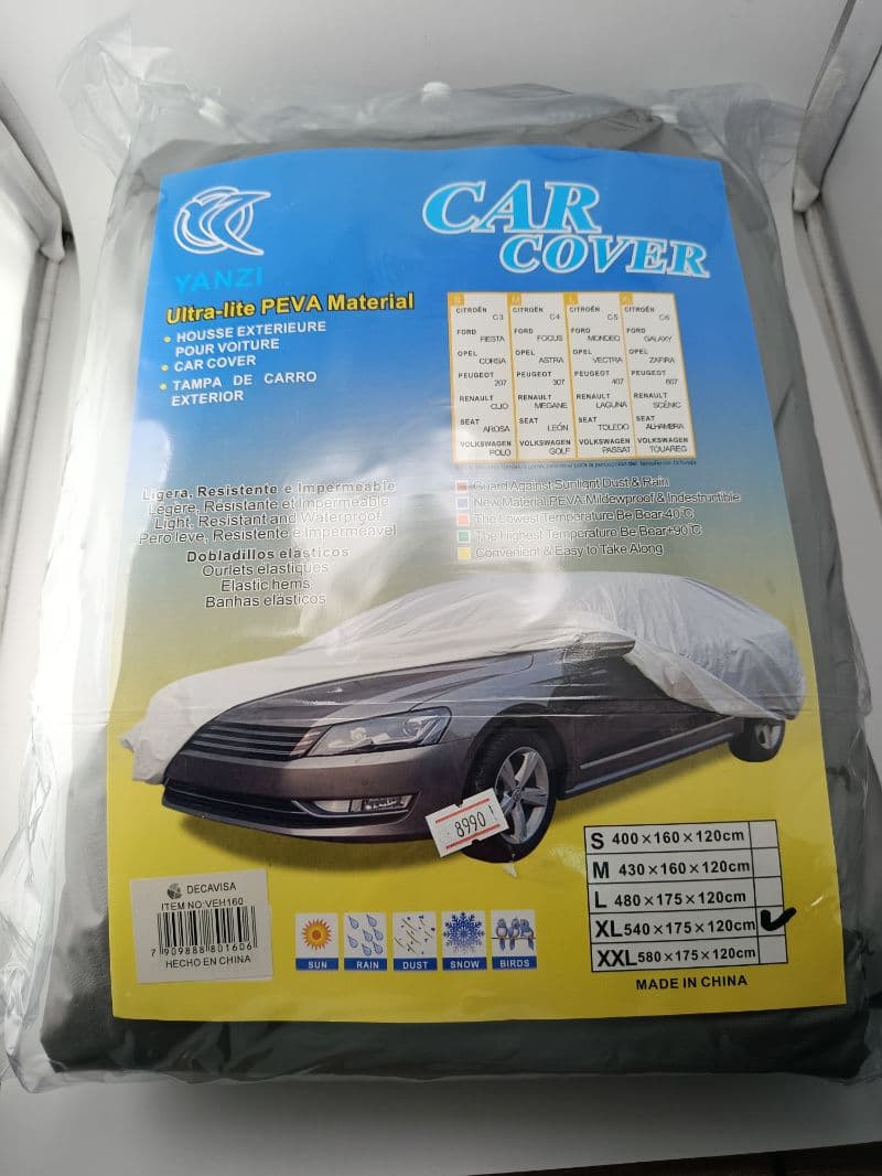 Cobertor Impermeable para Automóvil Talla XL