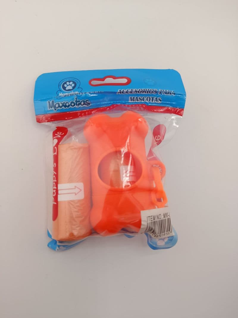 Bolsas para desechos de mascota con estuche dispensador