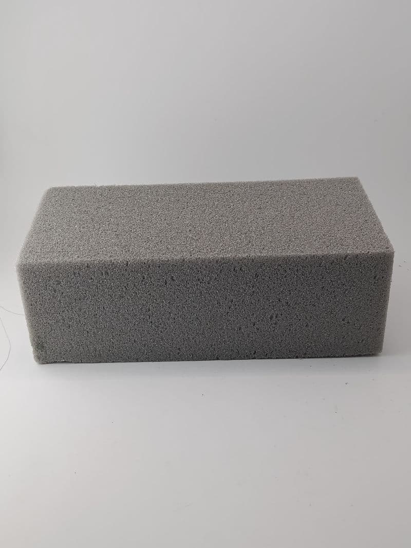 Oasis Seco Gris para Arreglos Florales (10.5 x 7.5 x 23 cm)