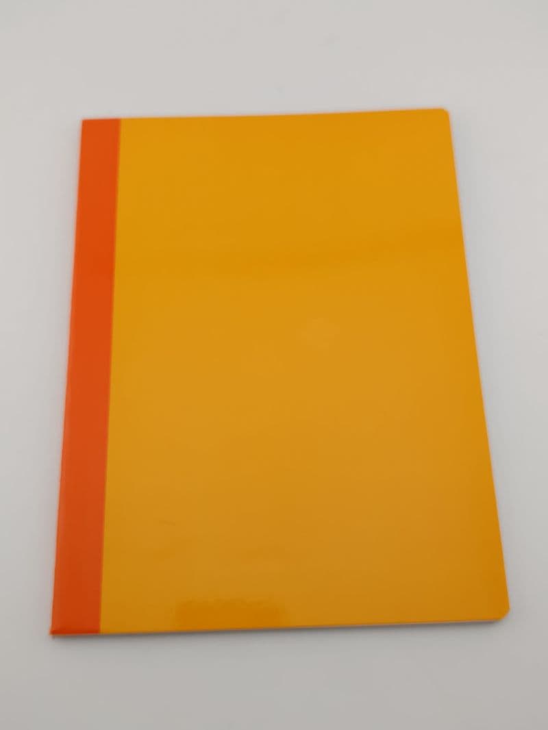 Cuaderno unicolor Búho 50 hojas tapa amarilla