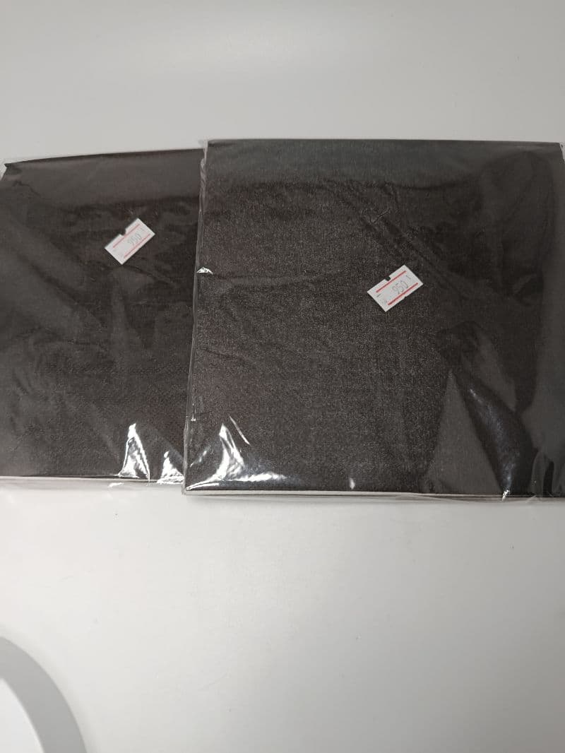 Servilletas Color Negro, Paquete de 20 Unidades