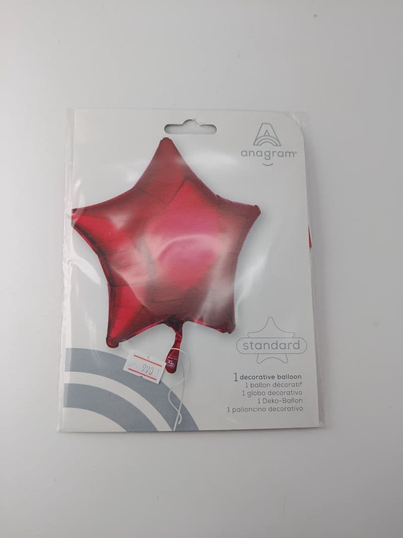 Globo Decorativo de Estrella Roja #18 Anagram
