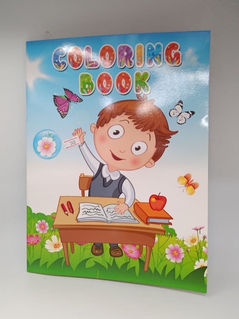 Libro ilustrado para colorear para niños