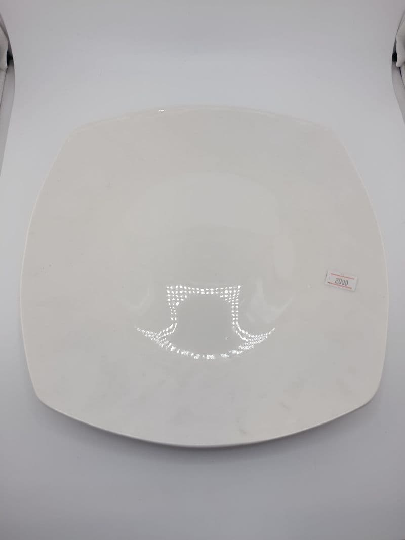 Plato de porcelana cuadrado 11.5 pulgadas