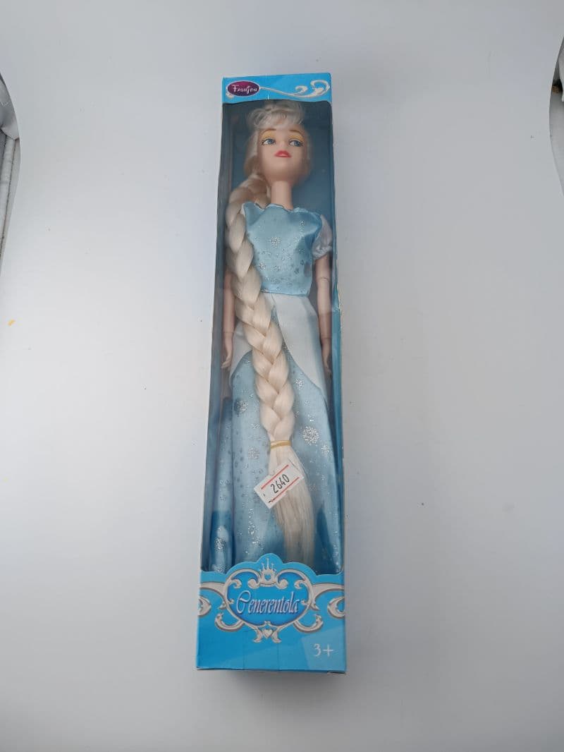 Muñeca de Juguete Rapunzel con Trenza Larga