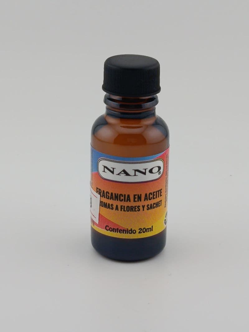 Fragancia en Aceite Nano 20 ml — Aromas a Flores y Sachet