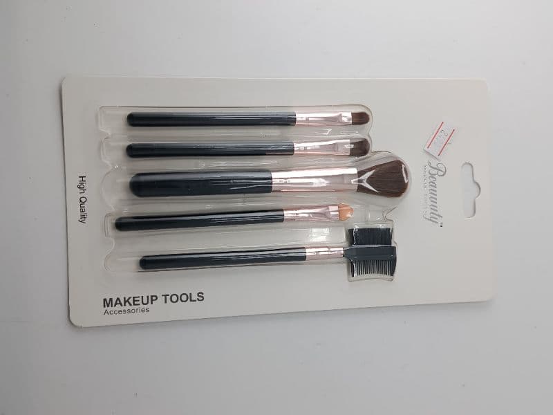 Set de brochas para maquillaje de 5 piezas