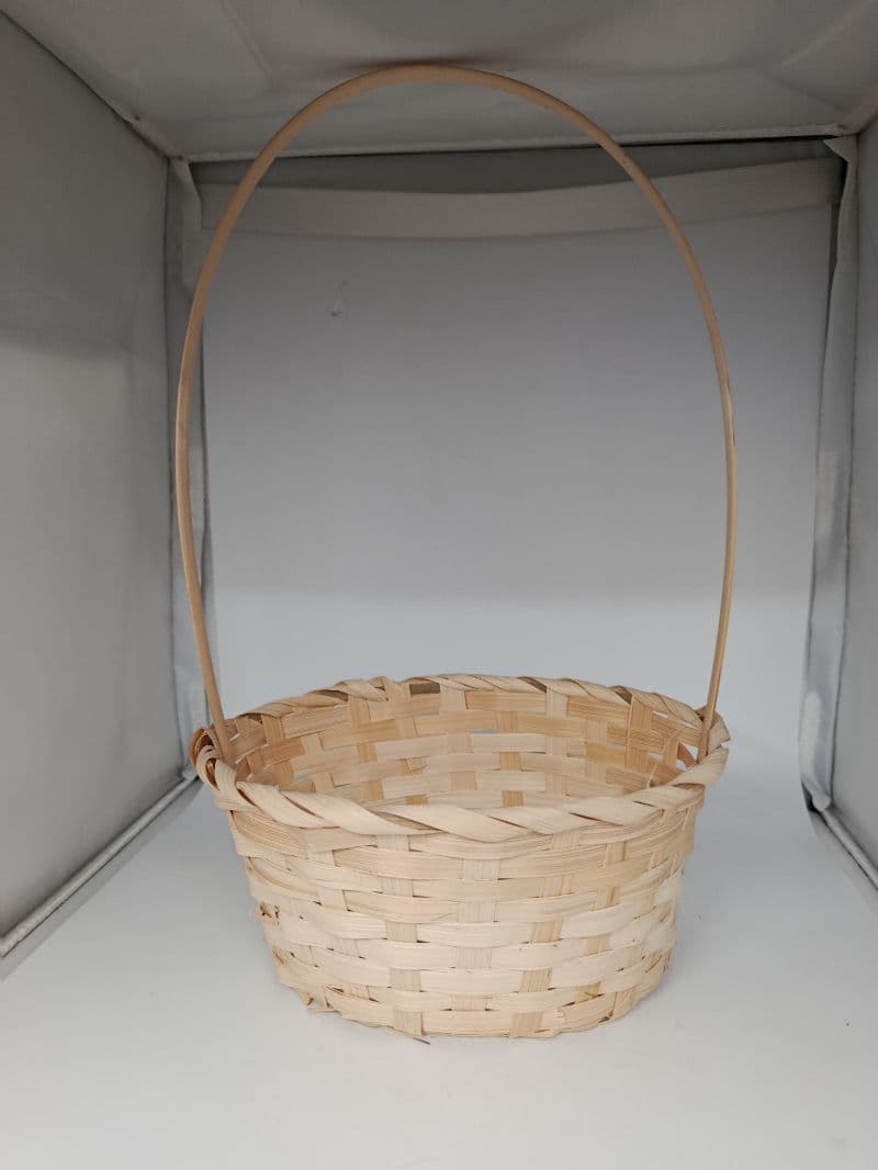 Canasta de Mimbre Pequeña con Agarradera
