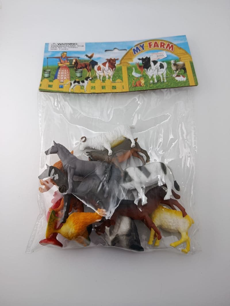Set de Figuras de Animales de Granja My Farm, 12 piezas