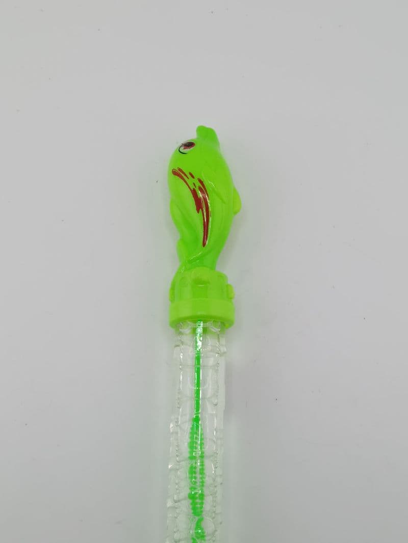 Tubo de burbujas para niños con figura de rana