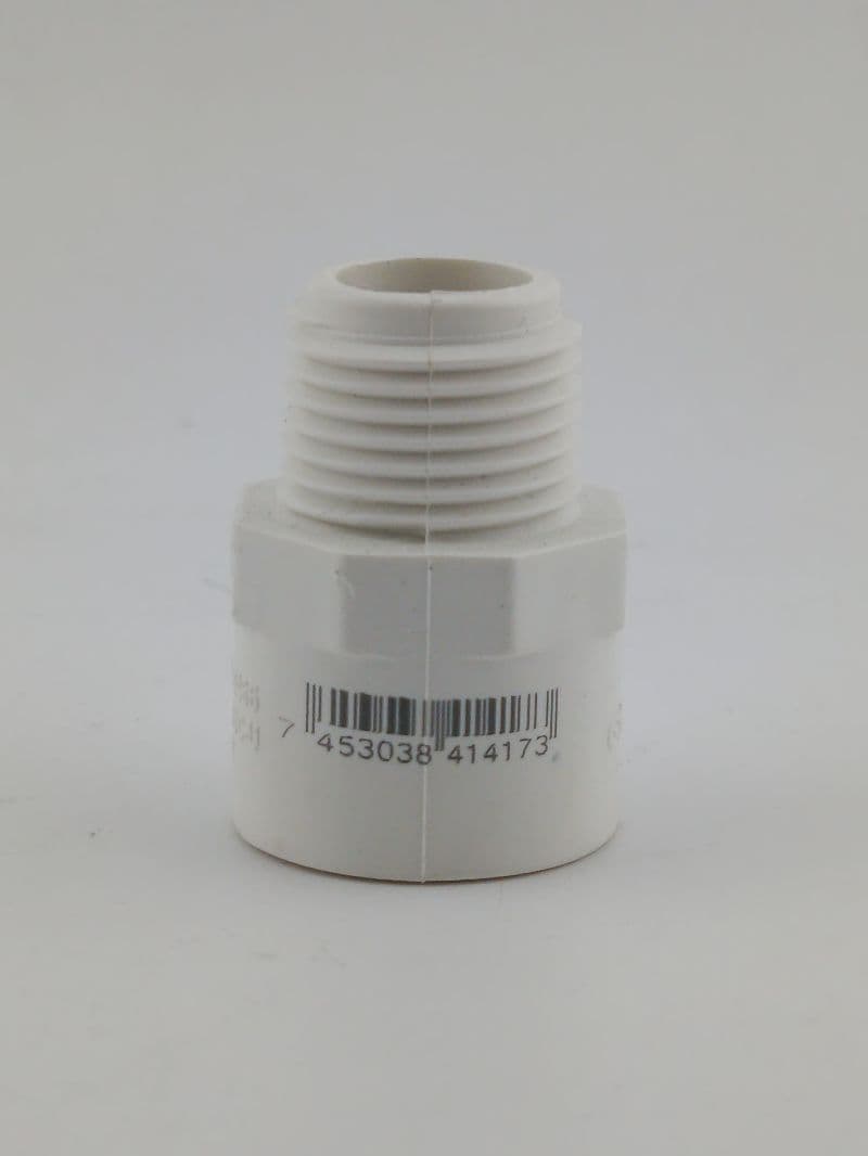 Adaptador macho de PVC 1/2" Griven