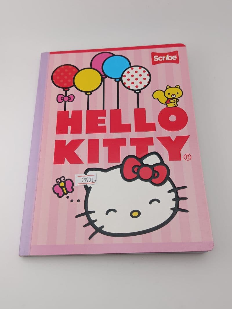Cuaderno Cosido Scribe Hello Kitty de 100 Hojas