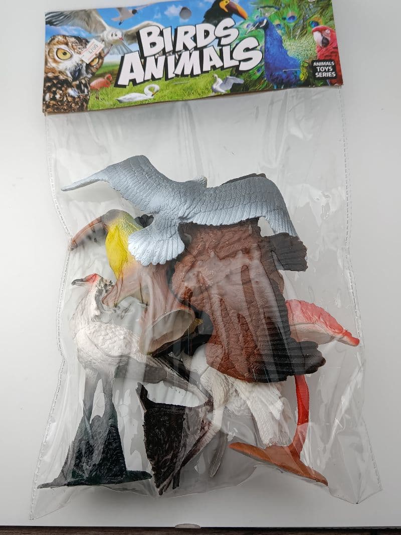 Set de Figuras de Juguete de Aves