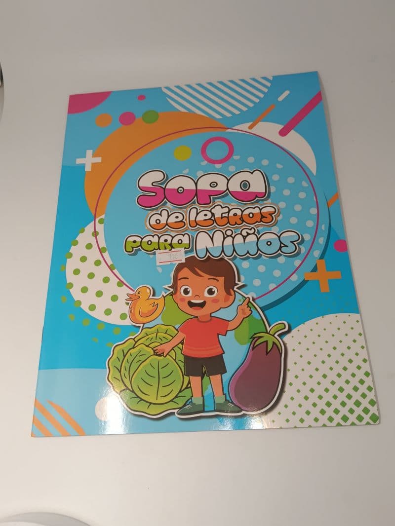 Libro Sopa de Letras para Niños