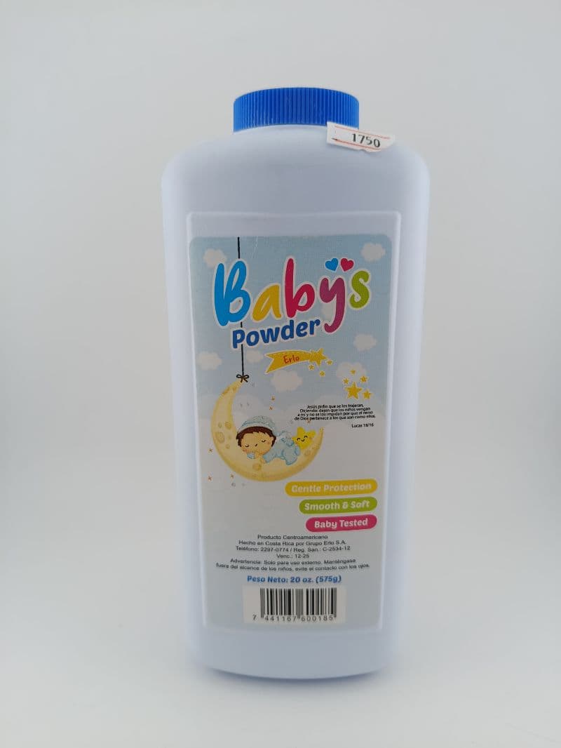 Talco para bebé Baby's Powder Erlo 575 g (20 oz)