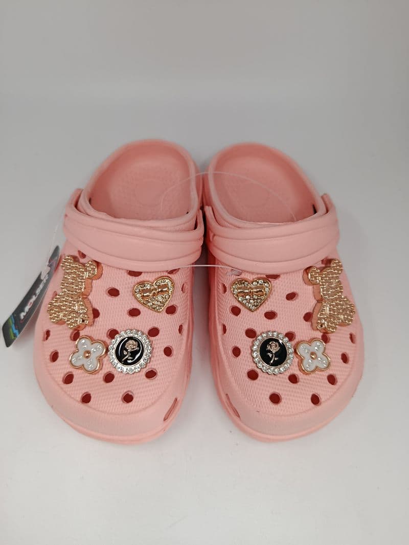Sandalias Rosadas Tipo Zueco para Niña Molser Tallas 30-35