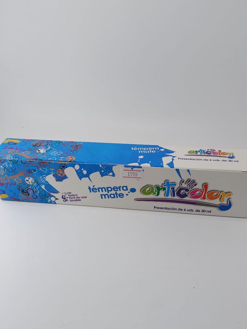 Témperas Mate Articolor 6 Unidades de 30 ml