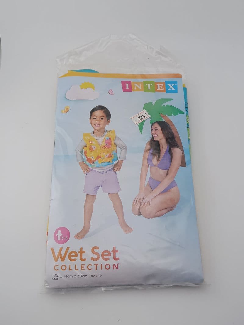 Chaleco Flotador Inflable Intex Wet Set 41 x 30 cm