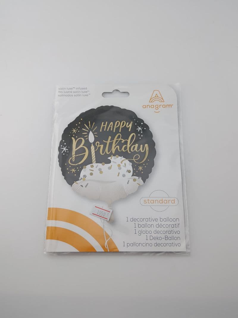 Globo Metálico de Cumpleaños Happy Birthday #18 Anagram