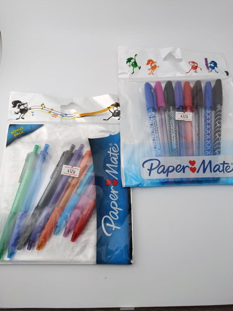 Lapiceros Retráctiles Paper Mate 300RT Surtidos (Paquete de 8 Unidades)